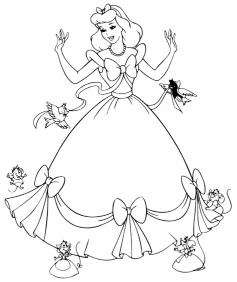 Disney Coloring Pages | Free Printable Cinderella Coloring Pages For Kids Sleeping Beauty Coloring Pages, Cinderella Coloring Pages, Disney Princess Colors, Disney Princess Coloring Pages, Prințese Disney, Cinderella Birthday, صفحات التلوين, Princess Coloring Pages, Disney Colors