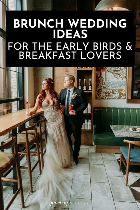 Brunch Wedding Ideas for the Early Birds & Breakfast Lovers | Junebug Weddings Wedding Brunch Table Setting, Sunday Brunch Wedding Receptions, Intimate Brunch Wedding, Summer Brunch Wedding, Outdoor Brunch Wedding, Brunch Wedding Reception Decorations, Winter Brunch Wedding, Breakfast Wedding Ideas, Breakfast Wedding Food