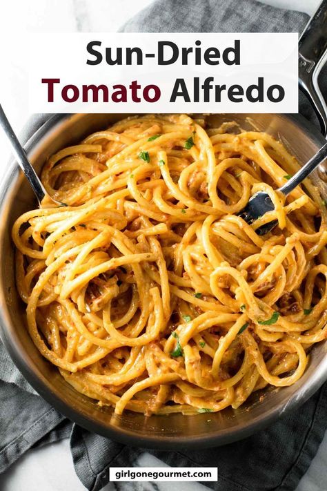 Sundried Tomato Alfredo Sauce, Sun Dried Tomato Paste Recipe, What To Make With Sun Dried Tomatoes, Sun Dried Tomato Alfredo Sauce, Recipes With Sun Dried Tomato Pesto, Pasta With Sun Dried Tomatoes Recipes, Recipes Using Sun Dried Tomatoes, Sun Dried Tomato Orzo, Sun Dried Tomato Alfredo