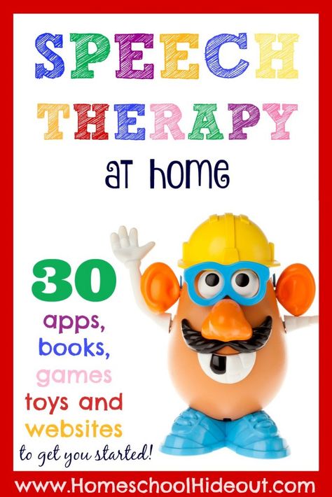 Can I Do Speech Therapy at Home? - Homeschool Hideout Speech Therapy At Home, Preschool Slp, Toddler Speech, Early Intervention Speech Therapy, Preschool Speech Therapy, Speech Therapy Games, Speech Language Activities, Speech Delay, Therapy Games