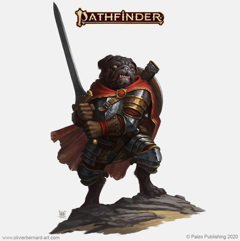 ArtStation - Shoonies, Olivier Bernard Dog Warrior, Pathfinder 2e, Dnd Races, Animal Illustration Art, Pleasant Company, Pathfinder Rpg, Canine Art, Dog Cages, Dnd Art