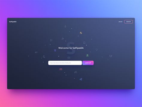 Splash page by uixNinja #Design Popular #Dribbble #shots Cool Web Design, Login Page Design, Ui Design Mobile, Login Design, Ui Design Website, Ux Design Inspiration, Logos Inspiration, Splash Page, Web Ui Design