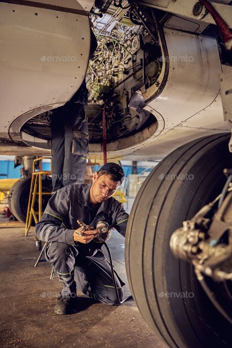 Airplane Hangar Aesthetic, Aircraft Mechanic Aesthetic, Airplane Engineering, Plane Hangar, Mechanics Aesthetic, Airplane Mechanic, Aircraft Maintenance Engineer, Aviation Engineering, Bush Pilot