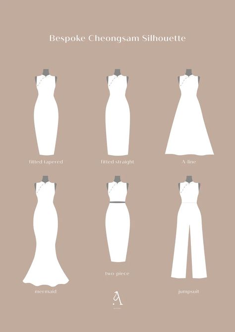 Bespoke Cheongsam: A Step-by-Step Guide – Accent Singapore Wedding Cheongsam, Tweed Fabric, Modern Bride, Halter Neckline, Cheongsam, Different Fabrics, Step Guide, The Process, Formal Event