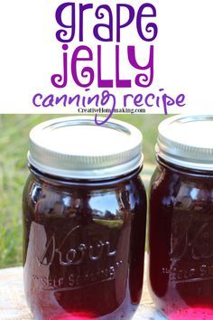 Diy Grape Jelly, Lemon Drop Jelly Recipe, Sure Jell Grape Jelly Recipe, Canning Grape Jelly, Grape Jelly Recipe, Grape Jam Recipe, Canning Instructions, Homemade Grape Jelly, Preserving Fruit