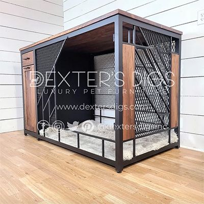 Wire Crate Ideas, Indoor Dog Crate Furniture, Dogs Crate Ideas, Modern Dog Crate Furniture, Big Dog Crate Ideas, Extra Large Dog Crate Furniture, Comfy Dog Crate Ideas, Luxury Dog Crate, Dog Crate With Storage