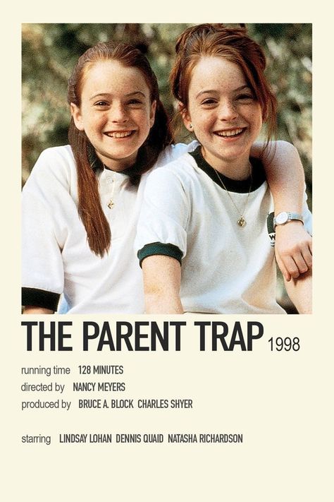 Parent Trap Movie, Trapped Movie, The Parent Trap, Movies To Watch Teenagers, Film Netflix, Filmy Vintage, Bon Film, Iconic Movie Posters, Parent Trap