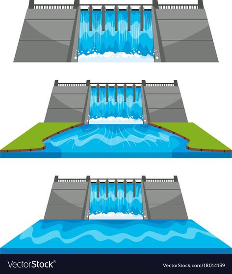 Dam Illustration, Dam Drawing, Dam Pictures, Dam Design, Three Gorges Dam, Hydro Power, Hydroelectric Dam, Solar Energy Projects, Hydroelectric Power