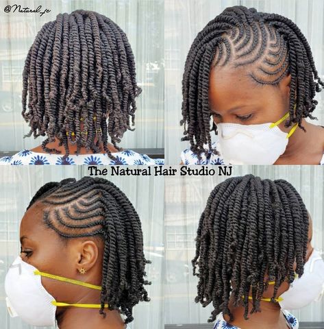 Cornrows No Hair Added, Two Strand Twist Natural Hair Kids, 2 Strand Twist Styles Natural Long Hair, Two Strand Twist Natural Hair Styles, Cornrows With Twists In The Back, Cornrow And Twist, Cornrows Natural Hair No Extensions, Two Strand Twist Hairstyles Natural Hair, Natural Hair Twists Protective