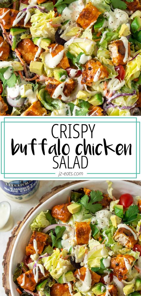 Buffalo Chicken Ceasar Salad Recipe, Buffalo Chicken Blue Cheese Salad, Buffalo Chicken Kale Salad, Buffalo Salad Recipes, Sweet Green Buffalo Chicken Salad, Buffalo Chicken Tender Salad, Buffalo Chicken Chopped Salad, Buffalo Chicken Salad Recipe Healthy, Chopped Chicken Salad Recipes