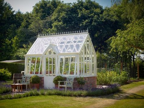 Thyme - Traditional Greenhouse - National Garden Scheme - NGS Camping Cafe, Glass House Garden, Traditional Greenhouses, Museum Garden, Austin House, Victorian Greenhouse, Dream Backyard Garden, Greenhouse Shed, Wooden Greenhouses