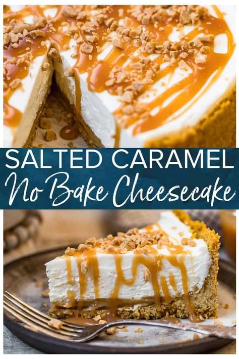 Caramel Cheesecake Recipes, No Bake Cheesecake Recipe, Cheesecake Caramel, Salted Caramel Cheesecake, Desserts Healthy, Low Carb Muffins, Baked Cheesecake Recipe, Recipes Summer, Caramel Cheesecake