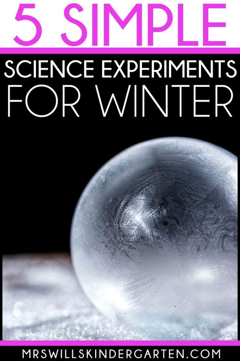 Snow Science Experiments For Kids, Snow And Ice Activities For Preschool, Snow Stem Activities For Kids, 5th Grade Science Experiments, Snow Science, Winter Homeschool, January Themes, Simple Science Experiments, Homeschooling Science