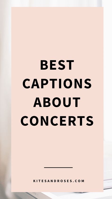 Looking for concert captions? Here are the sayings and quotes to inspire you to enjoy live music with your friends and loved ones. Qoutes About Concert, Concert Buddy Quote, Cute Concert Captions, Insta Captions For Concert Pics, Concert Quotes Happiness, Post Concert Quotes, Music Concert Quotes, Music And Friends Quotes, Quotes About Concerts Music