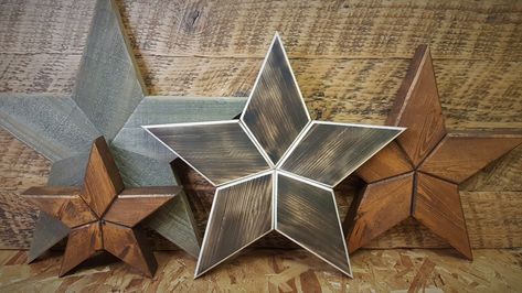 Does your miter saw only go to 45 Degrees? No Problem! Easy way to make Texas stars. No Jigs required. Wooden Stars Diy, Homemade Decorations, Holiday Diy Projects, Christmas Stars, Shop Projects, Texas Star, Wood Stars, Easy Wood Projects, Wood Shop Projects