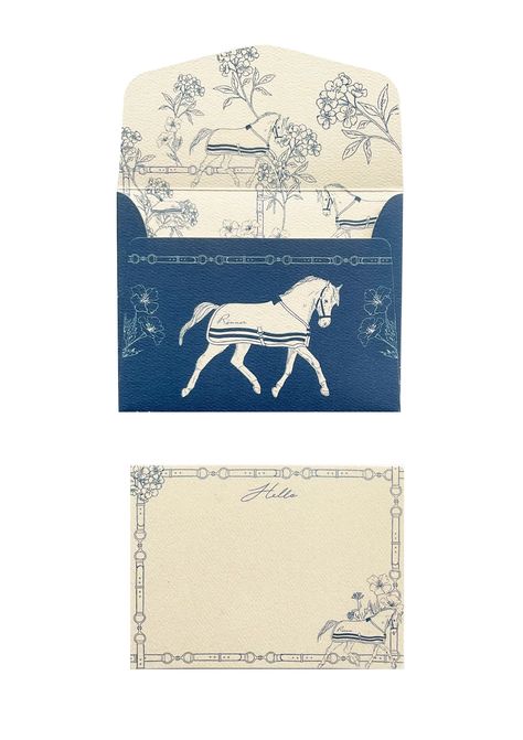 Equestrian Stationary Set - Rönner Handwritten Cards, Art Branding, 카드 디자인, Design Brochure, Gambar Figur, Arte Sketchbook, Luxury Paper, Six Feet Under, Card Inspiration