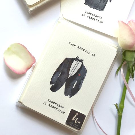 Groomsman-invitation Best Man Invitation, Groomsman Invitation, Groomsmen Cards, Groomsmen Presents, Tuxedo Card, Groomsman Proposal Box, Be My Best Man, Groomsmen Invitation, Groomsmen Tuxedos