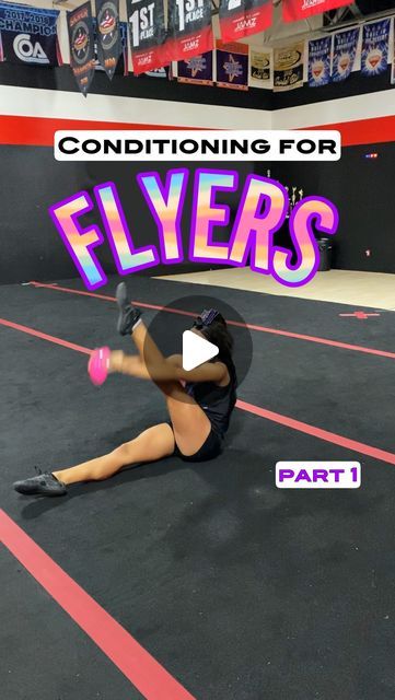 SACRAMENTO CHEER ELITE on Instagram: "New series!!! We will be posting stunt-position-specific conditioning you can do at home or in the gym! Most exercises will use no equipment, so all athletes at any level can try! . . #flyer #flyerconditioning #conditioning #practice #stretch #mobility #athome #athomeworkouts #cheerleader #cheerlife #exercise #workout #motivation #fypage #cheerconditioning #cheercoach #stuntlife #popular #reels #reelsofinstagram #cheerstunts #flexibility #stunting" Cheerleader Workouts Flexibility, Cheer Binder Cover Ideas, Flyer Drills Cheer At Home, Cheer Stretches Flexibility Flyers, Cheer Stunt Conditioning, Flyer Conditioning Cheer, Cheer Flyer Drills, Cheer Flyer Positions, How To Be A Better Flyer Cheer