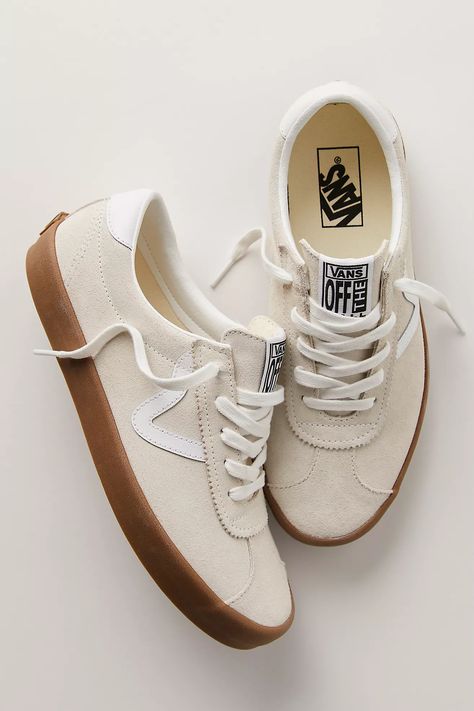 Vans Sport Low Suede Sneakers | Free People Everyday Casual Shoes Women, Fall Church Shoes, Van Sneakers Outfit Woman, Women’s Casual Shoe, Shoe Basics For Women, Women’s Fashion Sneaker, Vans Sport Low, Minimalistic Sneakers, Low Top Sneakers Outfit