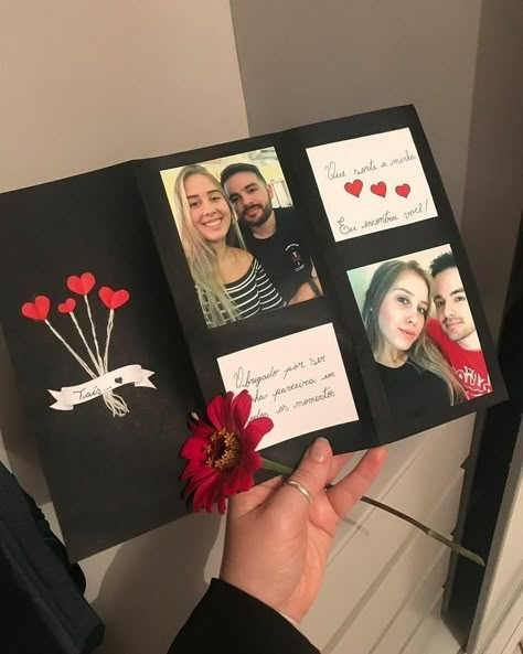 Diy Photo Book, Bff Gifts Diy, Birthday Gifts For Boyfriend Diy, Diy Birthday Gifts For Friends, Creative Gifts For Boyfriend, Diy Gifts For Him, Boyfriend Diy, Diy Gifts For Boyfriend