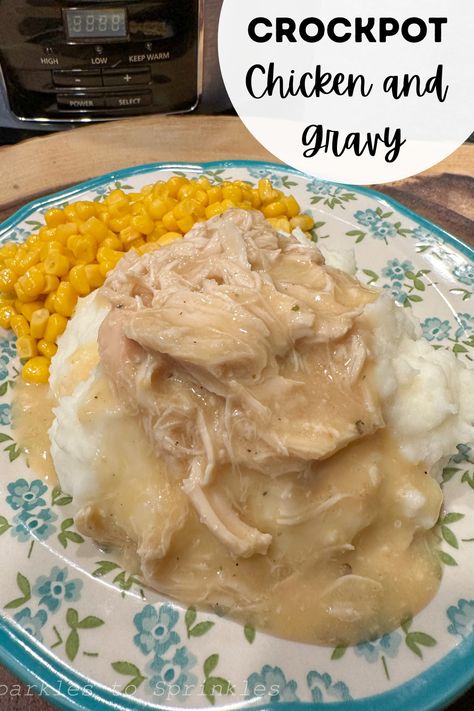 Crockpot Chicken And Gravy is the perfect comfort dish that combines minimal ingredients to create a rich, flavorful dish that is easy to throw together even on your busiest nights as it combines tender chicken and a creamy, savory gravy that is served over a bed of mashed potatoes. It is a quick and easy meal that is ready when you are. Crockpot Chicken Gravy And Potatoes, Chicken Over Mashed Potatoes Crock Pot, Crockpot Chicken And Mashed Potatoes, Chicken Gravy Mix Diy, Cream Of Chicken Over Mashed Potatoes, Crockpot Chicken Over Mashed Potatoes, Chicken Gravy Over Mashed Potatoes Crockpot, Brown Gravy Chicken Crock Pot, Chicken Manhattan Recipe