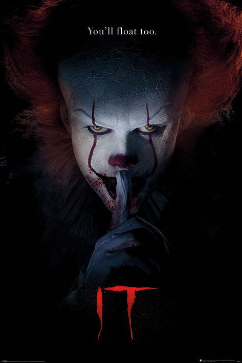 Penny Wise Clown, Pennywise Film, Pennywise Poster, Es Pennywise, Stephen Kings, It Movie, Clown Horror, You'll Float Too, Pennywise The Clown