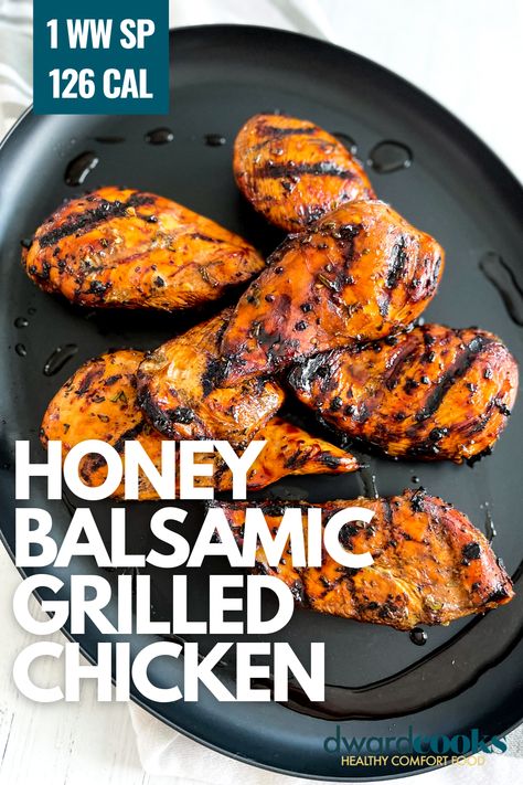 Low Calorie Grilled Chicken Recipes, Low Cal Chicken Breast Recipes, Low Calorie Grilled Chicken, Weight Watchers Chicken Breast, Low Calorie Chicken Breast Recipes, Honey Chicken Breast, Low Calorie Chicken Recipes, Balsamic Chicken Breast, Low Calorie Sauces