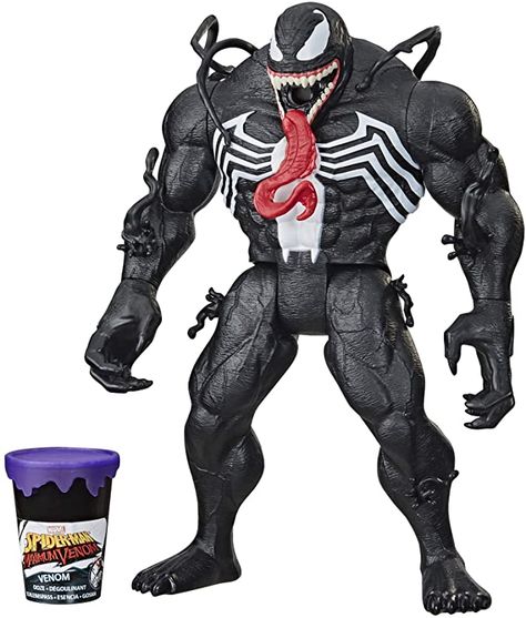 Amazon.com: Spider-Man Maximum Venom, Venom Ooze 12.5-Inch Figure with Ooze-Slinging Action, Can of Ooze, Ages 4 and Up: Toys & Games Venom Toys, Spider Man Animated Series, Venom Figure, Jackson Storm, Marvel Venom, Disney Xd, Albus Dumbledore, Barbie Toys, Optimus Prime