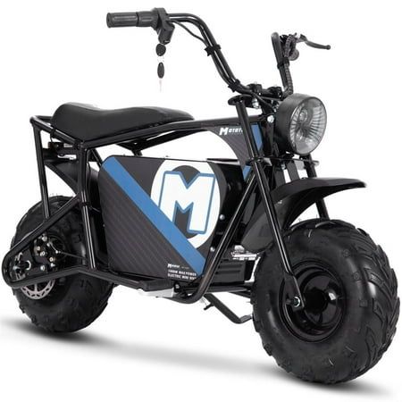 Introducing the MotoTec 48v 1000w Electirc Mini Bike! Just like the ones your parents used to drive, only safer and easier to use. Powered by a brushless 1000 watt electric motor, rugged chain drive and half twist throttle for easy operation. Large front headlight, key start and half twist throttle for safetly. With it's rugged steel frame and huge knobby tires, this mini bike is built tough to handle the roughest of terrain. Color: Black. Mini Motorcycle, Magic Car, Pocket Bike, Riding Toys, Chain Drive, Riding Motorcycle, Mini Bike, Electric Power, Rubber Tires