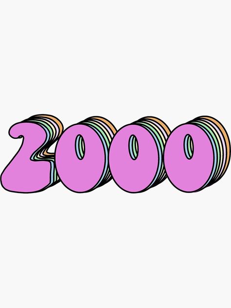 "2000s babies" Sticker by raridesigns | Redbubble 2000s Aesthetic Photos, 2000s Font, 00s Aesthetic Wallpaper, 2000 Aesthetic Wallpaper, 2000s Stickers, 2000s Logo, 2000s Aesthetic Wallpaper, 2000's Aesthetic, 2000s Design