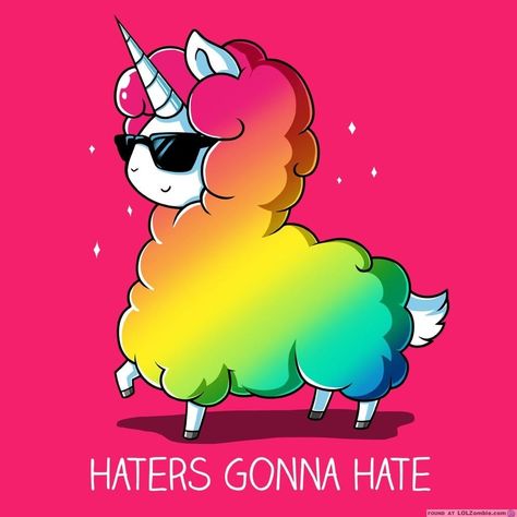 Haters Gonna Hate Llama Pictures, Taustakuva Iphone Disney, Unicorn Quotes, Unicornios Wallpaper, Unicorn Life, Unicorn Drawing, Real Unicorn, Unicorn Pictures, Unicorns And Mermaids