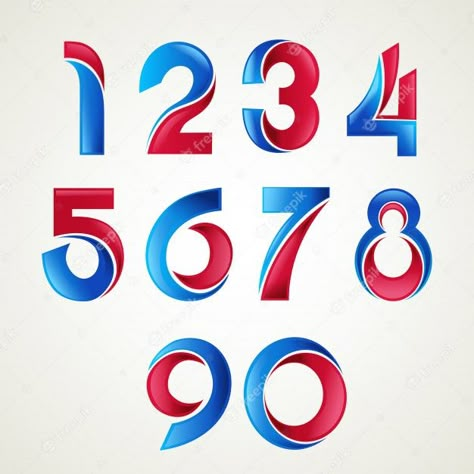 Numbers Logo, Number Logo Design, Number Icons, Numbers Typography, Number Graphic, Logo Design Agency, Number Logo, 달력 디자인, 50% Logo