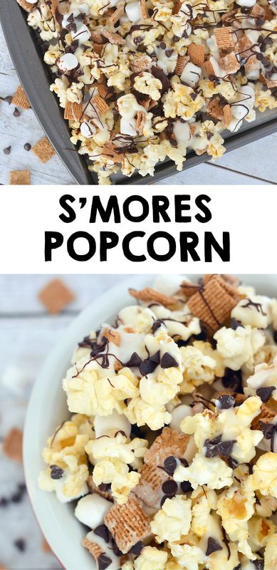 Smores Popcorn, Game Night Snacks, Popcorn Balls Recipe, Game Night Food, Popcorn Treats, Movie Night Snacks, Popcorn Snacks, Popcorn Recipe, Night Food