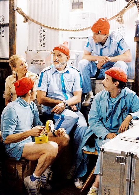 The Life Aquatic with Steve Zissou Swag Clothing, Life Aquatic With Steve Zissou, Wes Anderson Aesthetic, Wes Anderson Style, The Life Aquatic, Movies Scenes, Jacques Yves Cousteau, Steve Zissou, Wes Anderson Movies