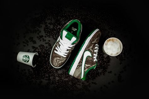 Perfect for your coffee run? Adidas Boots, Starbucks Lovers, Ugly Shoes, Jordan Outfits, Nike Sb Dunk Low, Shoes Sneakers Nike, Krispy Kreme, Sb Dunk Low, Nike Sb Dunks Low