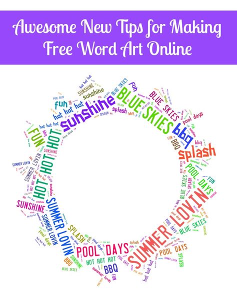 Free Shaped Word Art Online! Come check out more great tips for using Tagxedo, including making phrases and uploading your own images! {The Love Nerds} #freewordart #subwayart Word Art Online, Free Word Art, Word Cloud Art, Printable Ephemera, Word Art Design, Free Shapes, Free Word, Instructional Design, Word Cloud