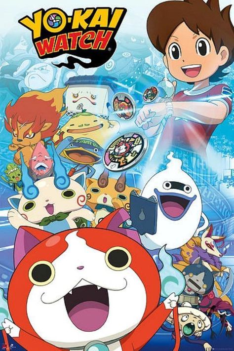 Ninja Party, Series Poster, Birthday Cards For Son, Video Game Posters, Yo Kai, Cat Talk, Yokai Watch, Keys Art, Watch Wallpaper