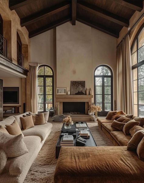 Maria Dudkina, Tuscan Interior, Modern Tuscan, Modern Home Interior Design, Interior Design Concepts, January 13, All The Feels, The Feels, Living Room Style