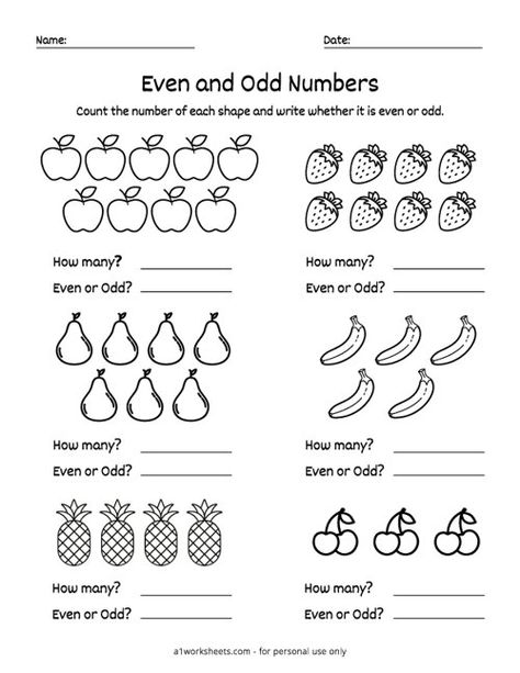 Even And Odd Numbers, Opposites Worksheet, Free Preschool Activities, Printable Worksheets For Kindergarten, Number Words Worksheets, Ks1 Maths, Printable Math Games, Printable Worksheets For Kids, Math Sheets