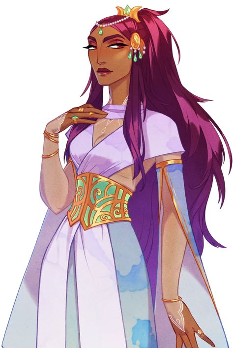 Nadia Aesthetic, Arcana Nadia, Nadia Satrinava, Long Purple Hair, The Arcana, The Hanged Man, Gray Eyes, Poor People, Purple Eyes