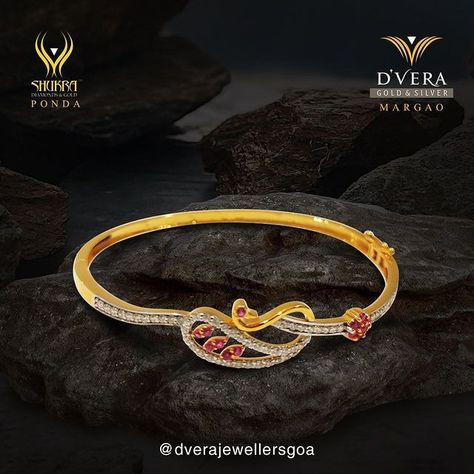 Fashionable and Versatile in a single picture!👑 This mesmerizing bangle is an essential piece of jewellery for every woman's collection. Check out our latest designs and don’t miss on any!🙌🏼 Single Bangle Designs Gold Latest, Bangles For Women Gold, Bangles For Women, Gold Bracelets, Bangle Designs, Picture This, Gold Collection, Gold Bangles, Latest Design