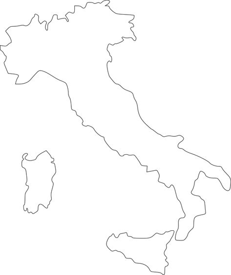 Italy Map Country - Free vector graphic on Pixabay Italy Silhouette, Italy Outline, Italia Map, Italy Drawing, Travel Graphics, Italy World Cup, Italy Tattoo, Italy Illustration, Cup Tattoo