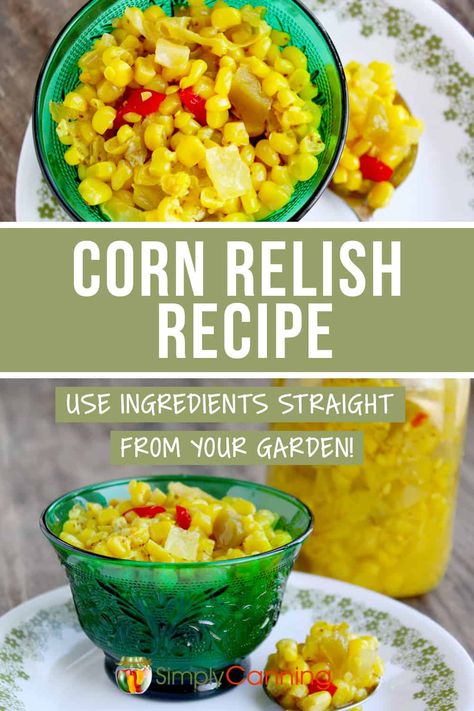 Corn Cob Jelly, Corn Relish Recipes, Pickled Corn, Relish Recipe, Corn Relish, Canning Vegetables, Pickled Carrots, Relish Recipes, Water Bath Canning