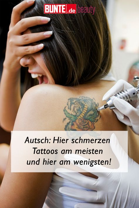 Autsch! Hier erfährst du, an welchen Körperstellen das Tätowieren am schmerzhaftesten ist und welche Stellen für ein Tattoo am besten geeignet sind. Brust Tattoo Frau, Rosen Tattoo Frau, Tattoo Coloring Book, Scrunchies Diy, Forearm Tattoo Women, Unique Tattoo Designs, Women's Tattoo, Aesthetic Tattoo, Unique Tattoo