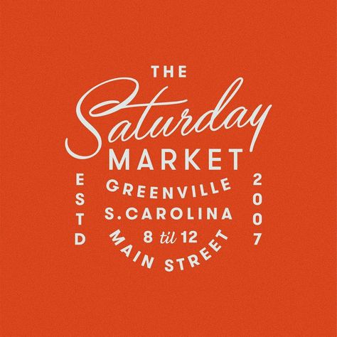 116 Likes, 4 Comments - Jacob Boyles (@jacoboyles) on Instagram: “For the Greenville Market starting tomorrow...well not FOR them, made this for ME. But Hey…” Event Snacks, Lettering Layout, Type Lockup, Market Logo, Font Ideas, Type Inspiration, Lettering Inspiration, Typography Lettering, Typography Layout