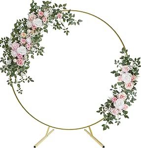 Circle Arch Backdrop, Grandmas Birthday Party, Round Wedding Arch, Arch Backdrop Stand, Circle Arch, Balloon Frame, Arch Backdrop, Round Balloons, Baby Shower Decoration