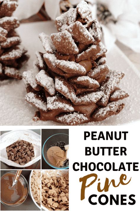 Peanut Butter Chocolate Pine Cones Slow Cooker Desserts, Chocolate Christmas, Cocoa Chocolate, Dessert Chocolate, Oatmeal Bars, Chocolate Pretzels, Peanut Butter Chocolate, Butter Chocolate, Christmas Cooking