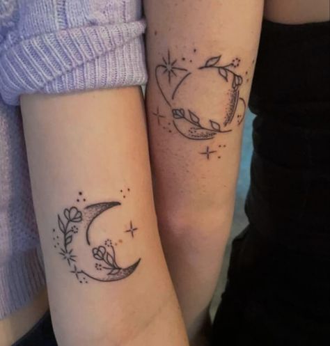 Love you to the moon and to saturn Matching Moon Tattoos Mom, Saturn And Flowers Tattoo, Saturn With Flowers Tattoo, Saturn Flower Tattoo, Sun Moon Saturn Tattoo, Taylor Swift Moon And Saturn Tattoo, Moon And Saturn Drawing, I Love You To The Moon And To Saturn, Love You To The Moon And To Saturn Tattoo