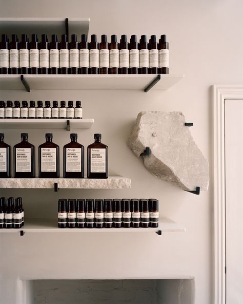 Aesop Bath store, England designed by JamesPlumb Aesop Shop, Aesop Store, Concept Stores, Bath Store, Boutique Interior Design, Boutique Interior, Store Design Interior, Retail Interior, Store Interior