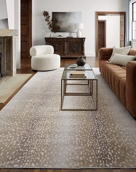 Animal Print Living Room, Antelope Print, Antelope Rug, Leopard Print Rug, Farmhouse Rug, Printed Carpet, Bedroom Area Rug, Farmhouse Rugs, Large Area Rugs